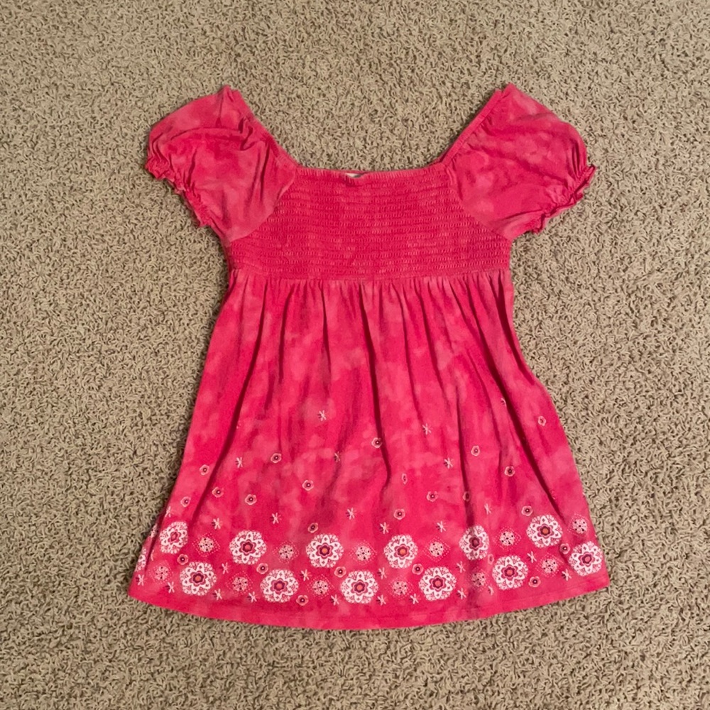 Pink Babydoll Top